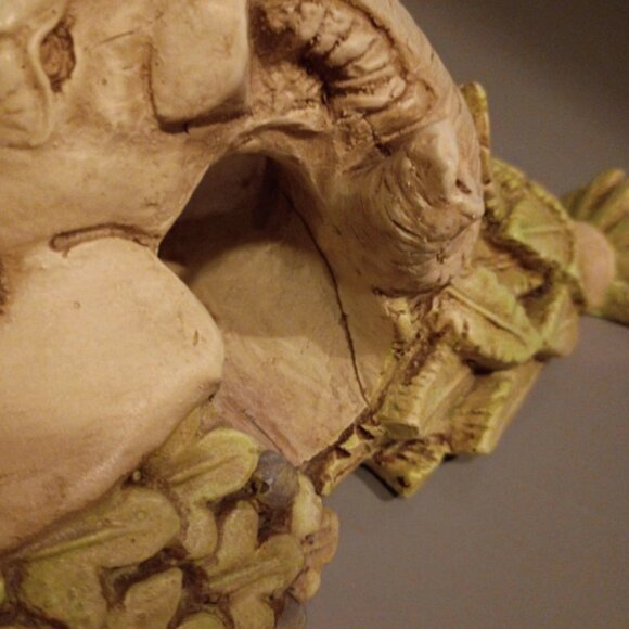 Vintage Pair of Elephant Brackets Drapery Sconce Corbels Chalkware MCM Wall Art - Picture 14 of 14